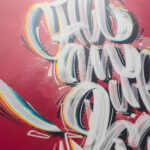 Digital Art print - All in due time - close up