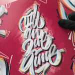 Digital Art print - All in due time - close up