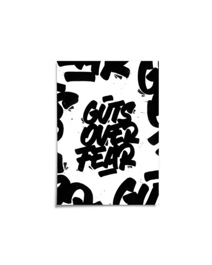 Cover, Digital Art print "Guts over fear"