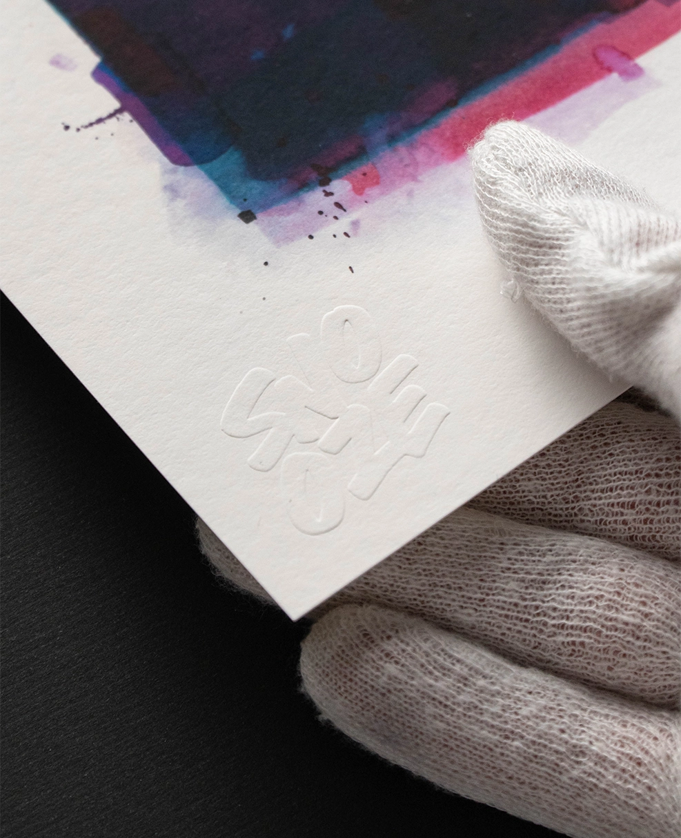 Embossed Logo