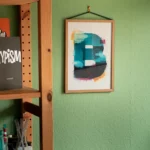 Big Letter "B" Print on a wall