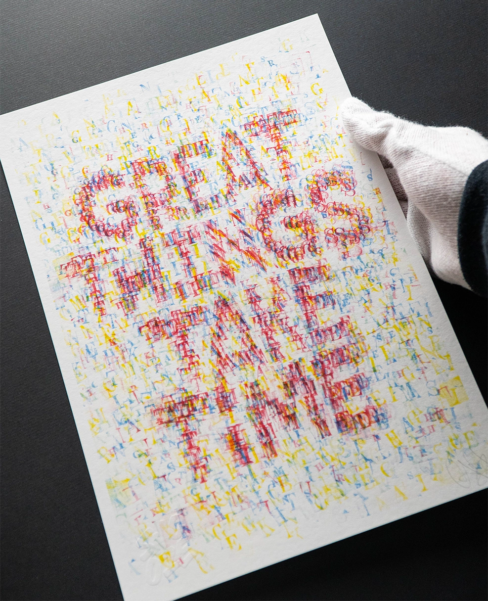 "Great Things Take Time"