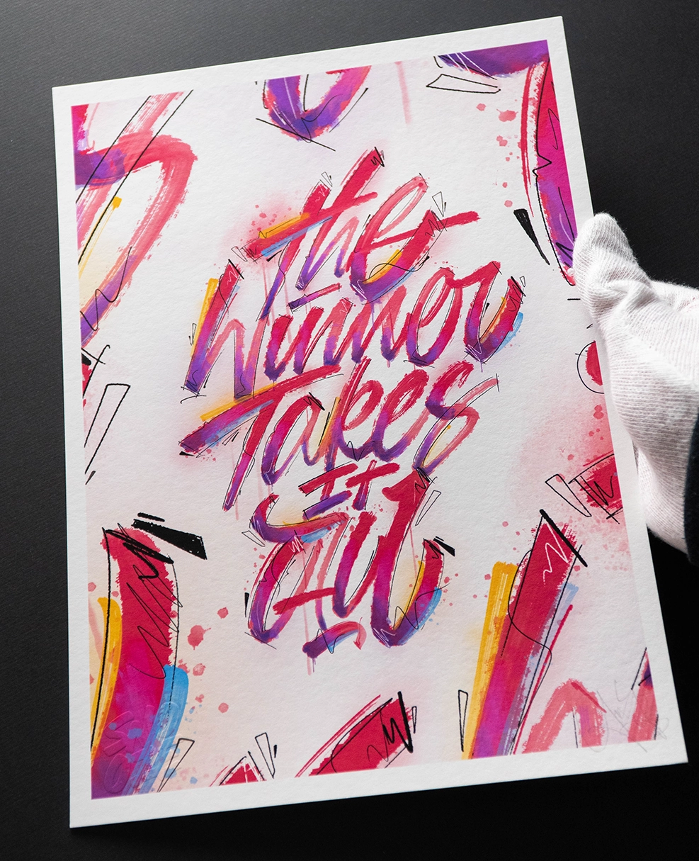 The winner takes it all — Fine Art Print