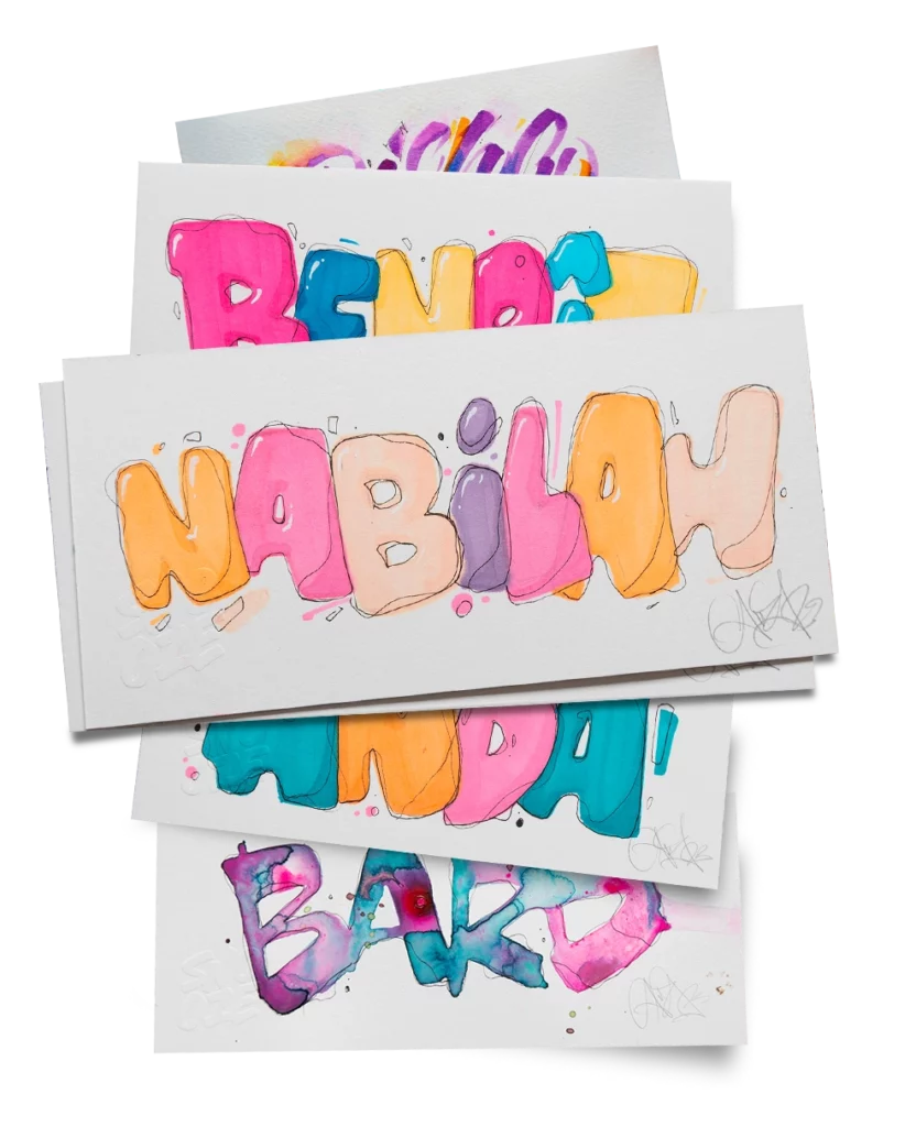 Custom Name Card Cover