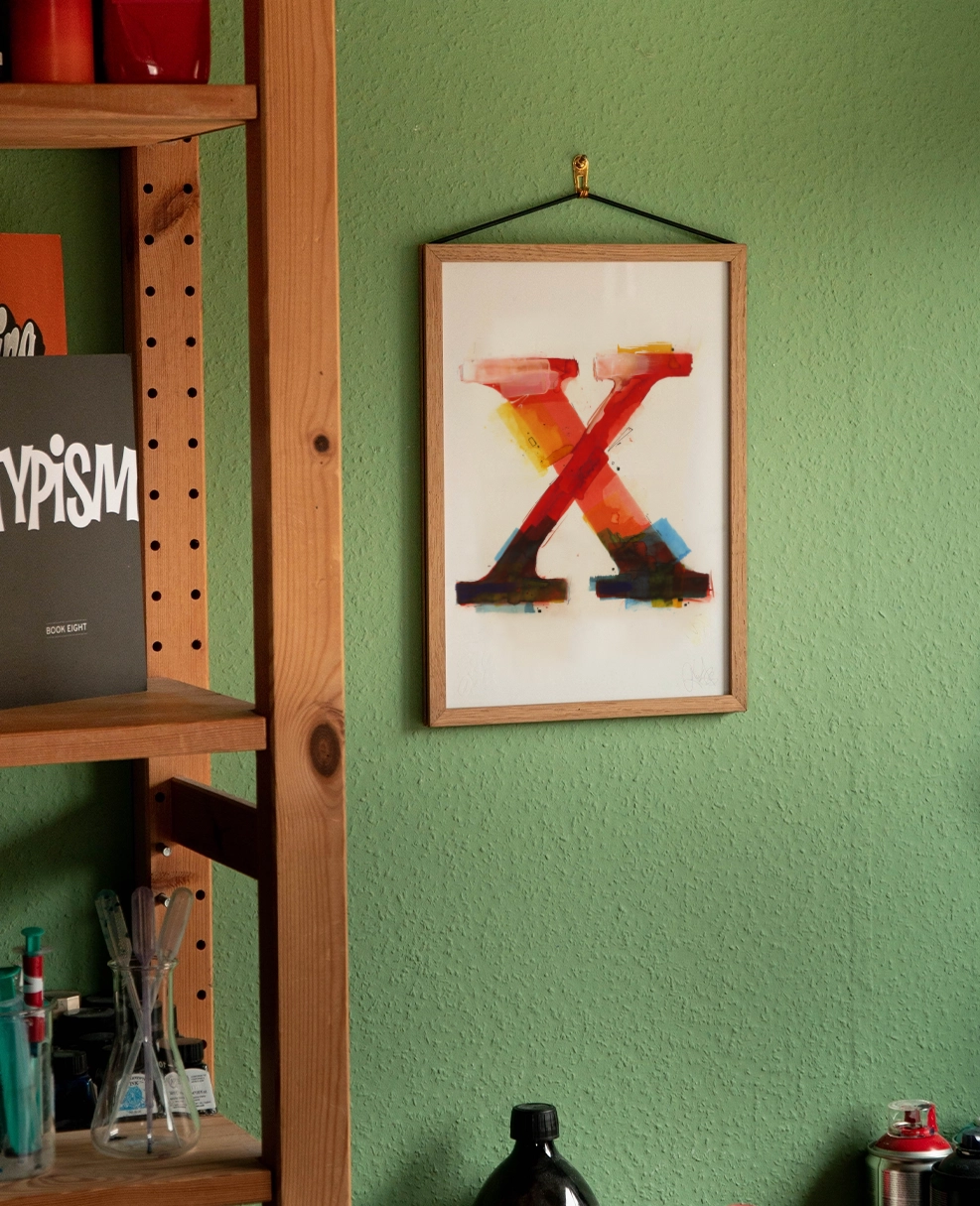 Print Mock Up on Wall