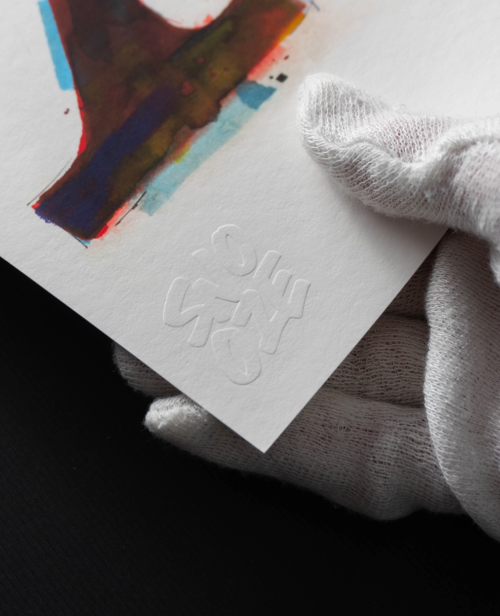 Embossed Logo
