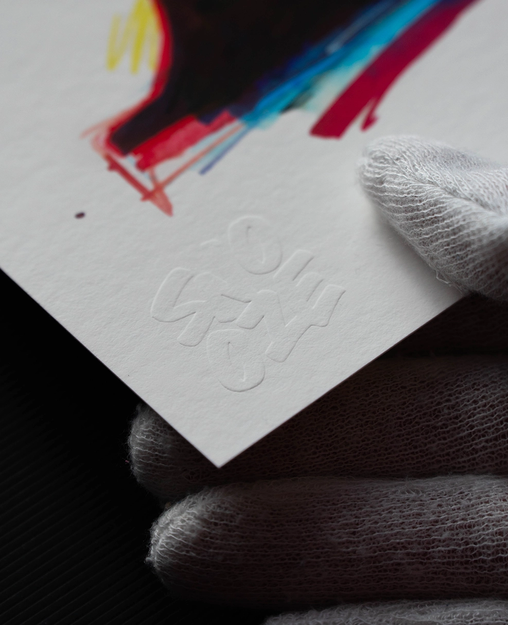 Embossed Logo